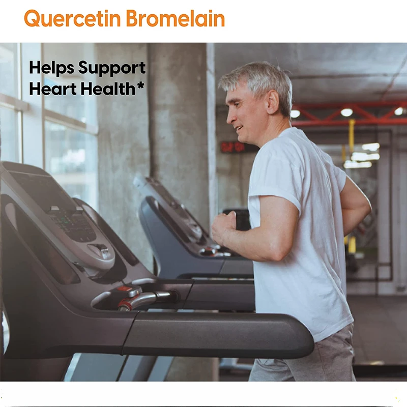 Natural Quercetin Bromelain - Supports Immune and Heart Health, Promotes Joint Comfort