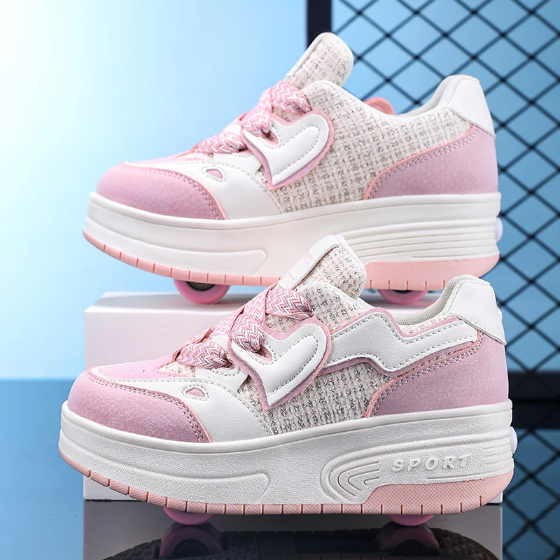 

Kids' New Viral Heelys: 4-Wheel (Girls), 2-Wheel (Boys) – Student Transformable Wheeled Skates