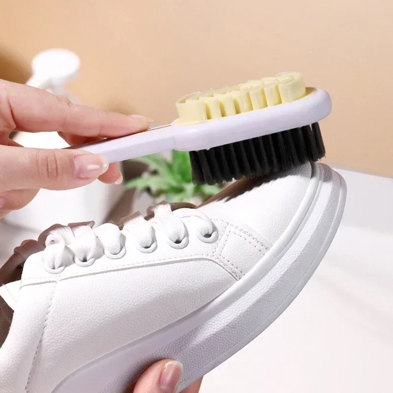 2-zijdige Suède Reinigingsborstel Rubber Gum Set Nubuck Schoenen Vlek Stof Schoenen Borstel Plastic Laars Reiniger Home Accessori Cleaner