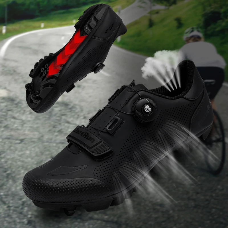 Fahrradschuhe Fahrrad Sneakers Cleat rutschfeste Herren Mountainbike Schuhe Fahrradschuhe Speed Shoes – Detail 3