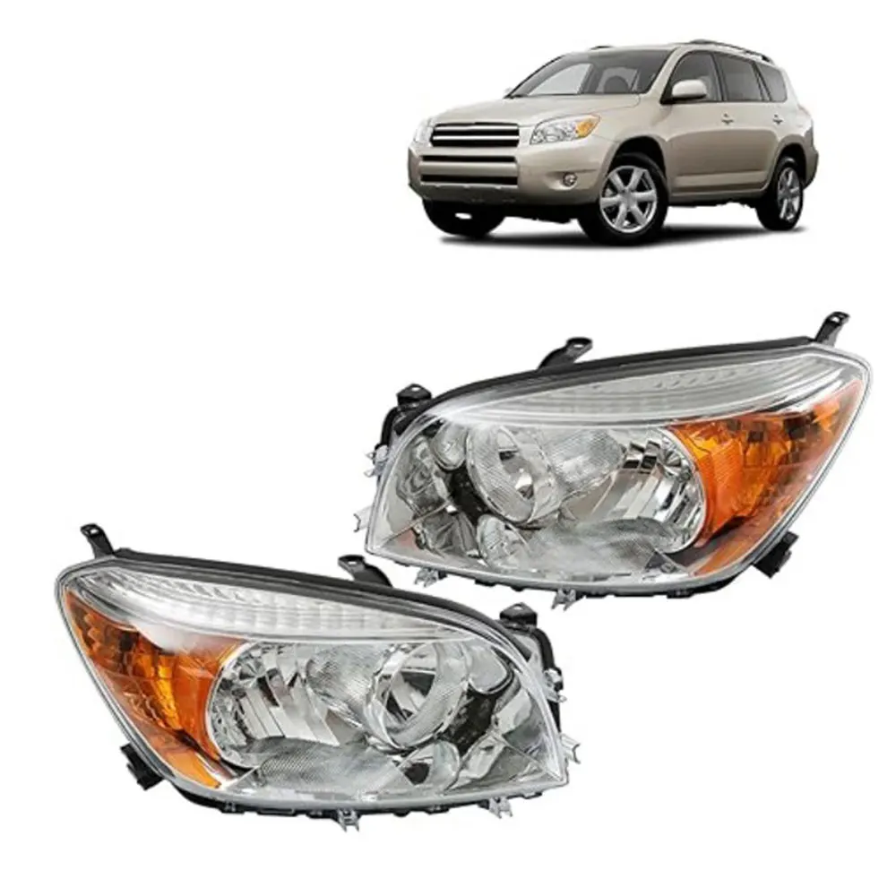 A Pair Car Headlights  For Toyota RAV-4 Rav4 2006 to 2008 81130-42371 Brand New