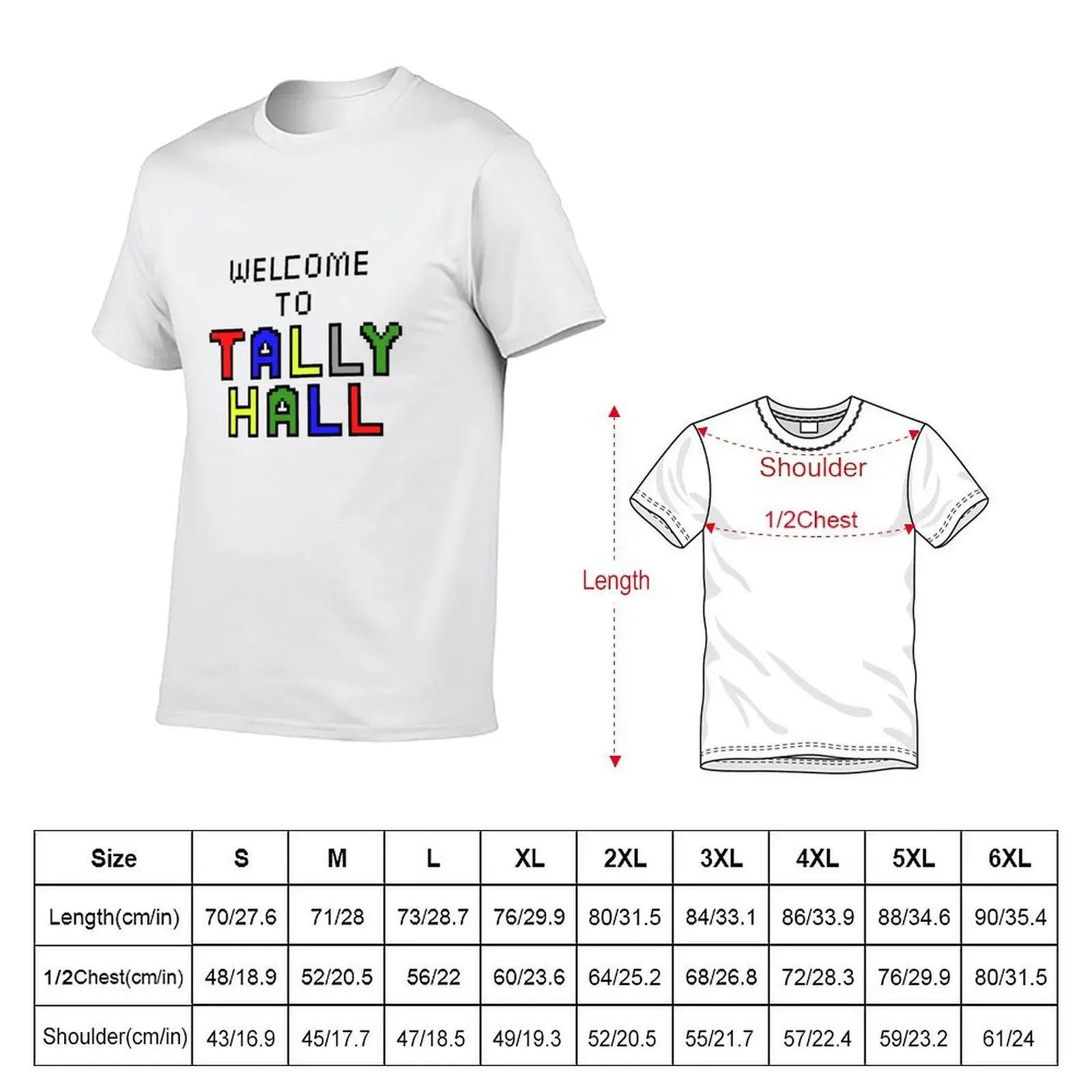 Welcome to Tally Hall! T-Shirt graphics vintage tees essential t shirt mens workout shirts