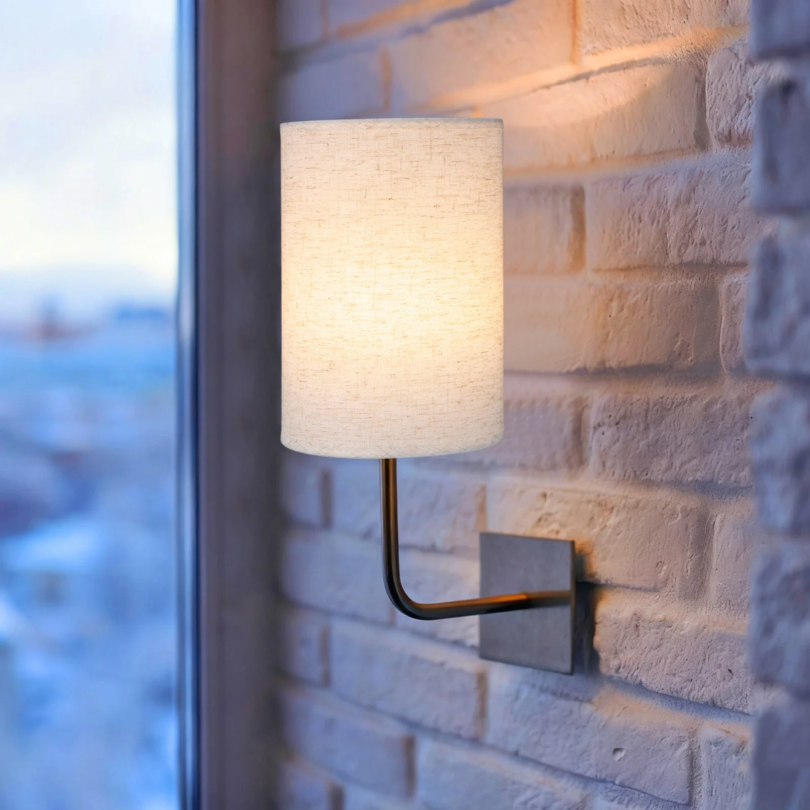 Round Table Lamp Shade Replacement Practical Desk Lamp Cover for Living Room Bedroom Office Replacement Lampshades