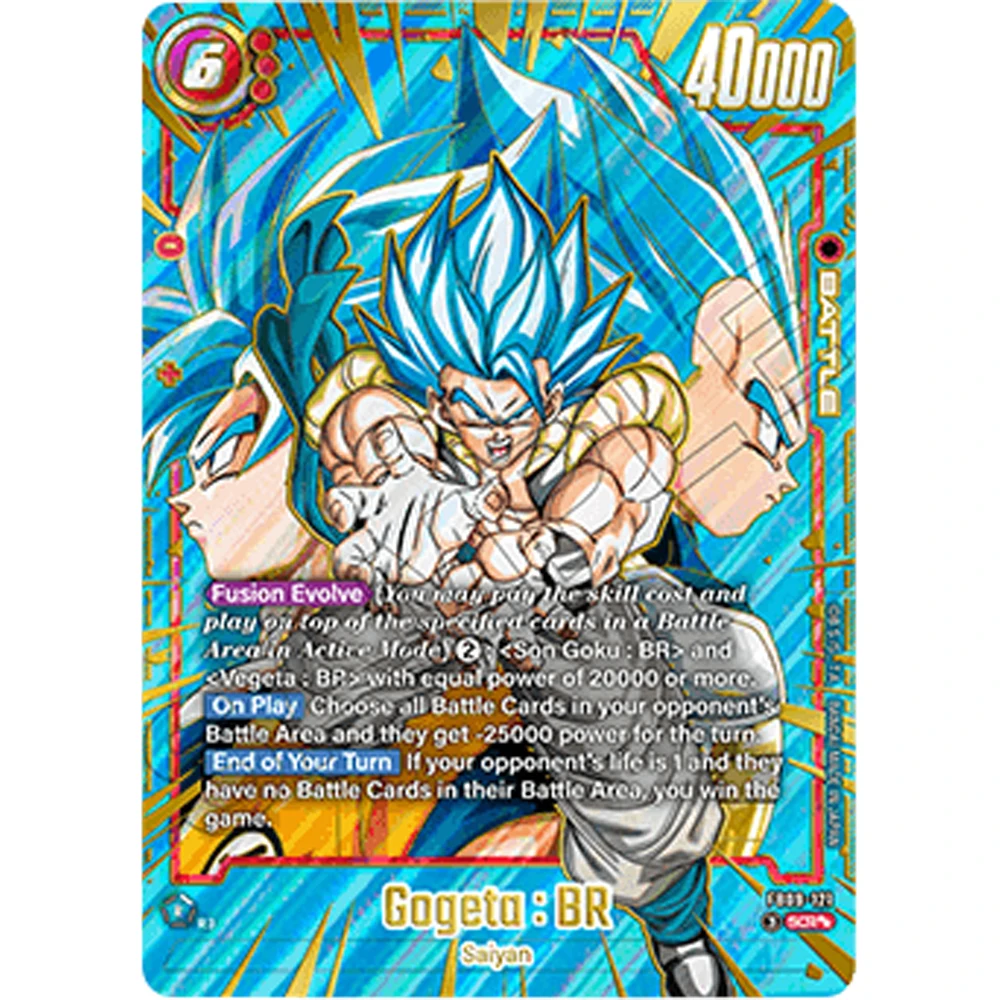 Tarjetas Coleccionables de Dragon Ball Son Goku Gogeta:BR Gogeta Gogeta:GT EN DIY Juego de Cartas de Anime de Alta Calidad Hechas a Mano, Juguete de Regalo