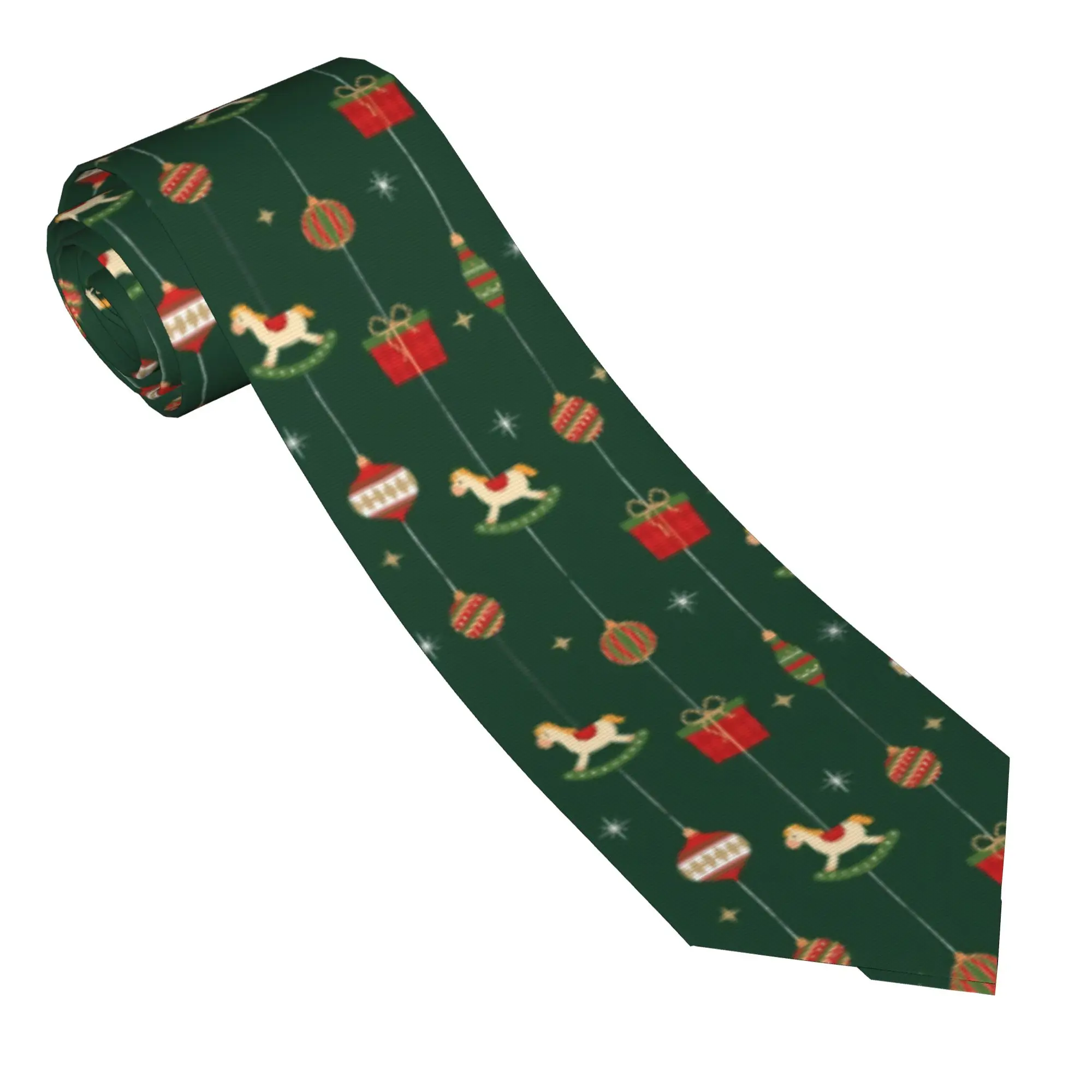 Christmas Xmas Cute Neckties Men Women 8 cm Winter Holiday Neck Ties for Mens Slim Classic Accessories Gravatas Wedding Gift