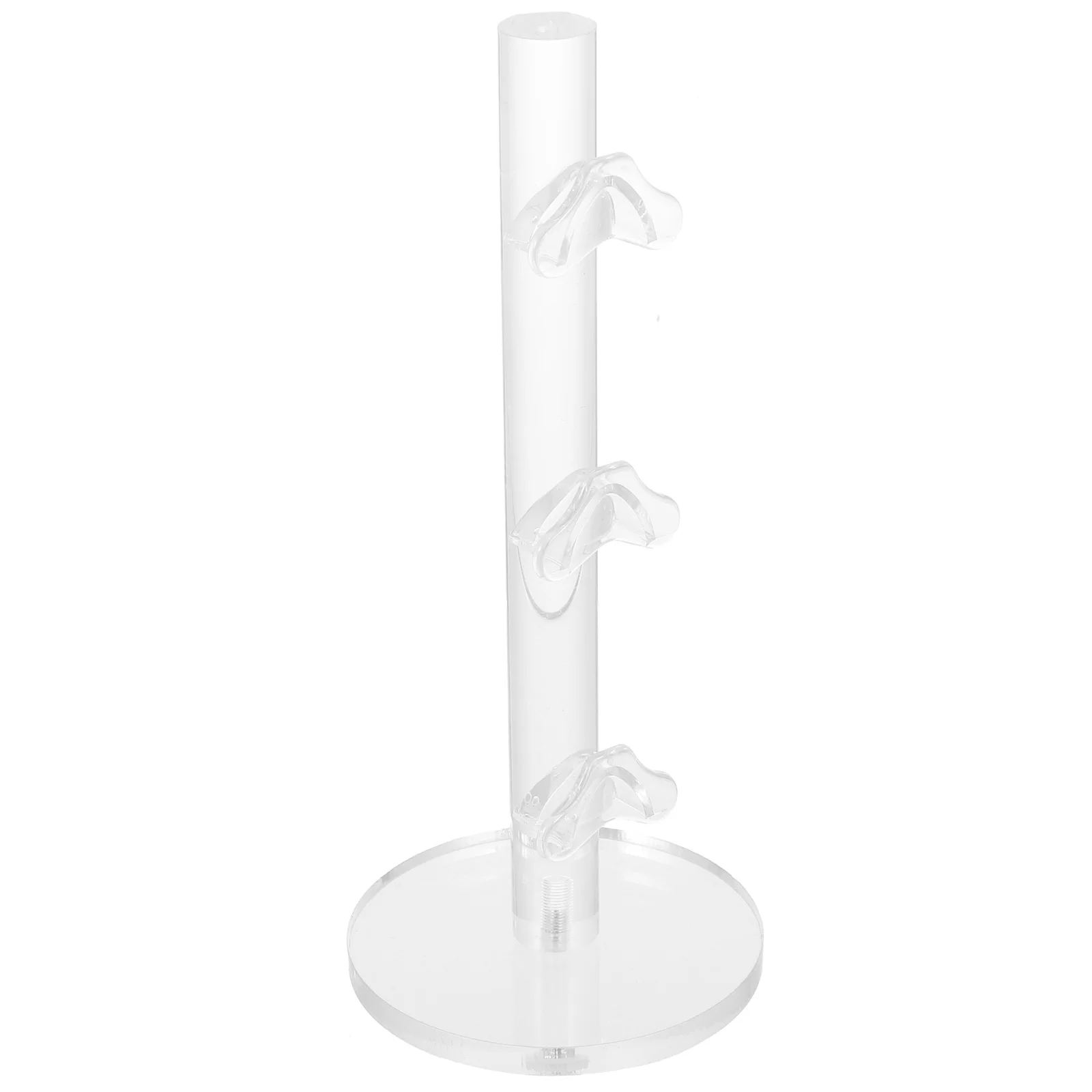 1 قطعة النظارات الاكريليك واضحة عرض موقف النظارات الشمسية الأنيقة تخزين الرف لمتجر عرض المنزل استخدام النظارات الشمسية تخزين الرف #4