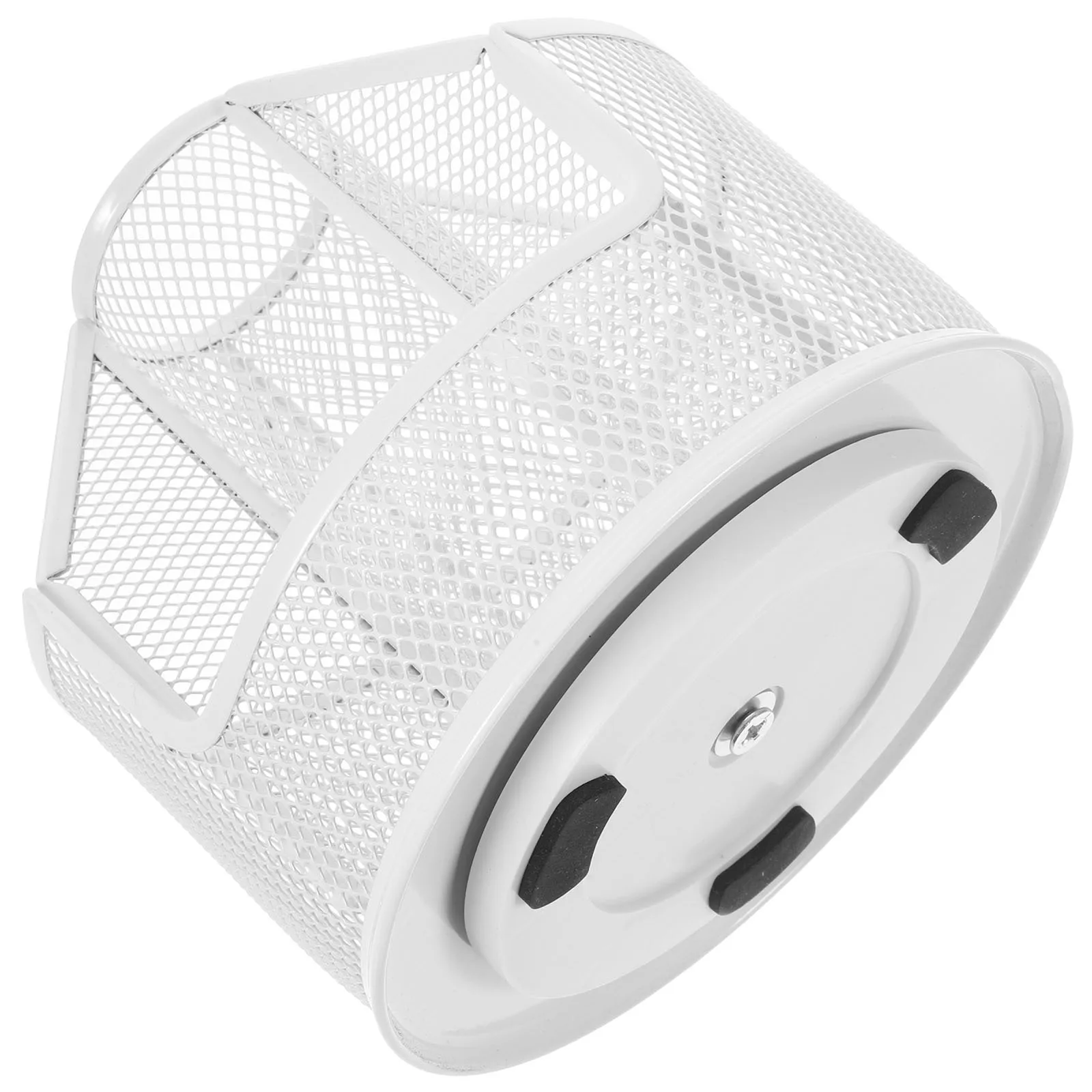 

Stylish Metal Rotating Pen Holder Desk Organizer for Cosmetics Makeup Brushes and Art Supplies Multi Purpose Rotary Pen Holder