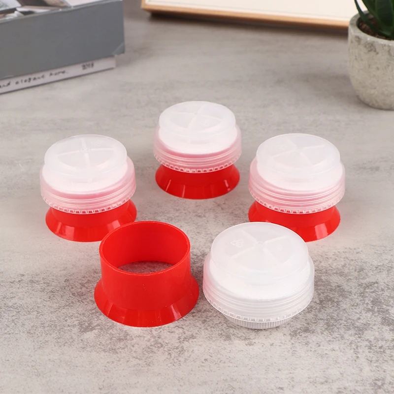 10Pcs Mushroom Grow Bag Sealer Collar Cover Sealable Cover Body Sub-Mother Ring Cover Waterproof Bag Garden Planter Tools