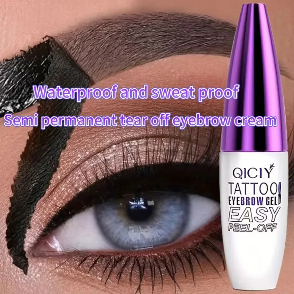 Tear Pull Dye Eyebrow Cream Waterproof And Sweat Proof Semi Permanent Eyebrow Pencil Easy To Color Without Clumping Cosmetics