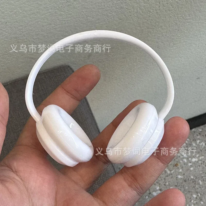 Pop hoofdtelefoon voor Labubu V1 V2 V3 15cm 17cm Labubu Headset pop accessoires