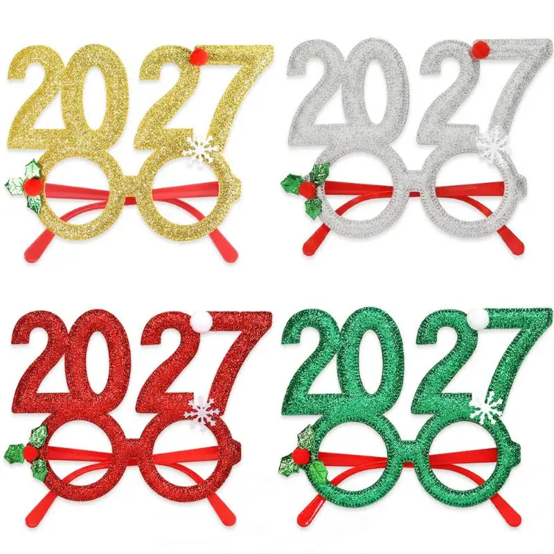 2027 Plastik-Brillen-Party-Stirnband, ideal für Neujahrs- und Weihnachtsdekorationen. – Detail 5
