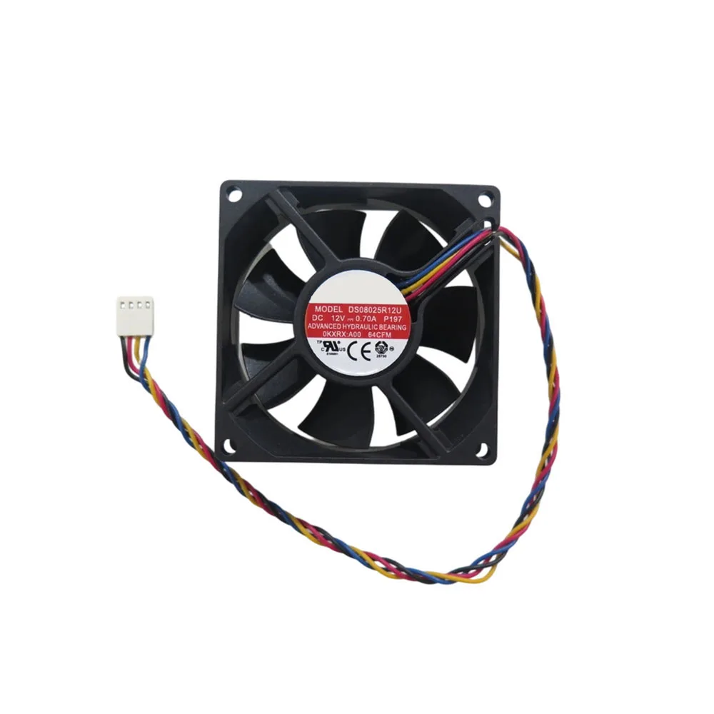 For DELL For Optiplex 3010 Desktop D07D001 00KXRX 0KXRX 092584 92584 DS08025R12U P197 DC12V 0.70A 80X80X25mm Cooling Fan