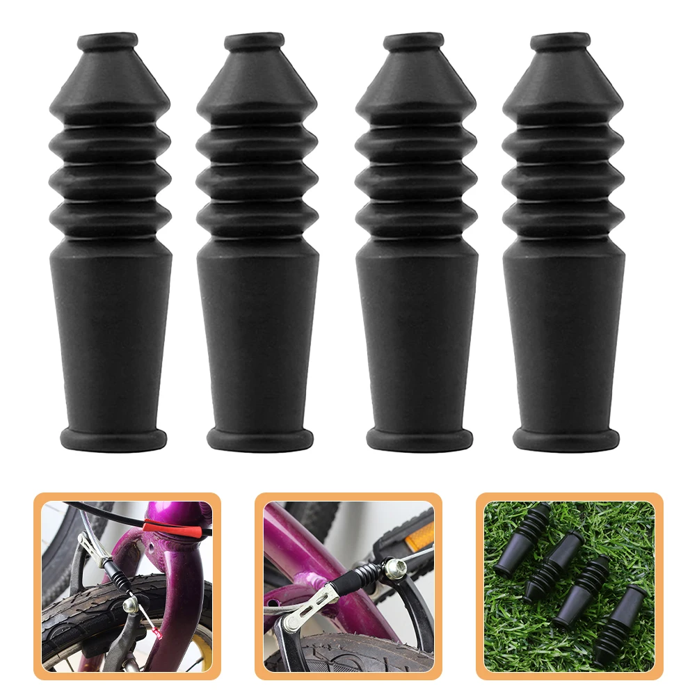 

20pcs Bicycle Protector Rubber Sleeve Foldable Line Cover Bike Accessories Brake Cable End Cap Suitable For Mountain City