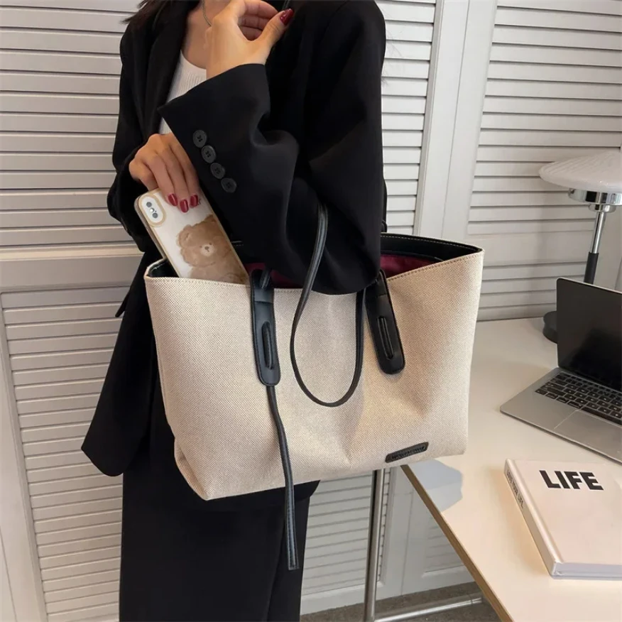 

Canvas Women Shoulder Bags Winter Shopper Travel Shopping bags Travel large capacity female Handbag bolsa Big totes bolsas