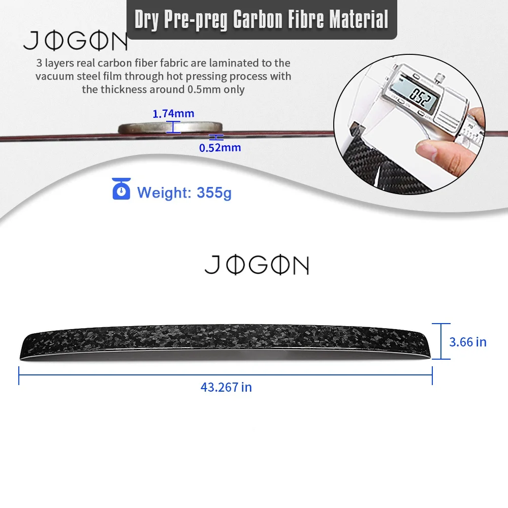 Carbon Fiber Car Rear Window Roof Spoiler Strip Cover Trim Exterior Accessories For Acura Integra Type S A-Spec 2023 2024 2025