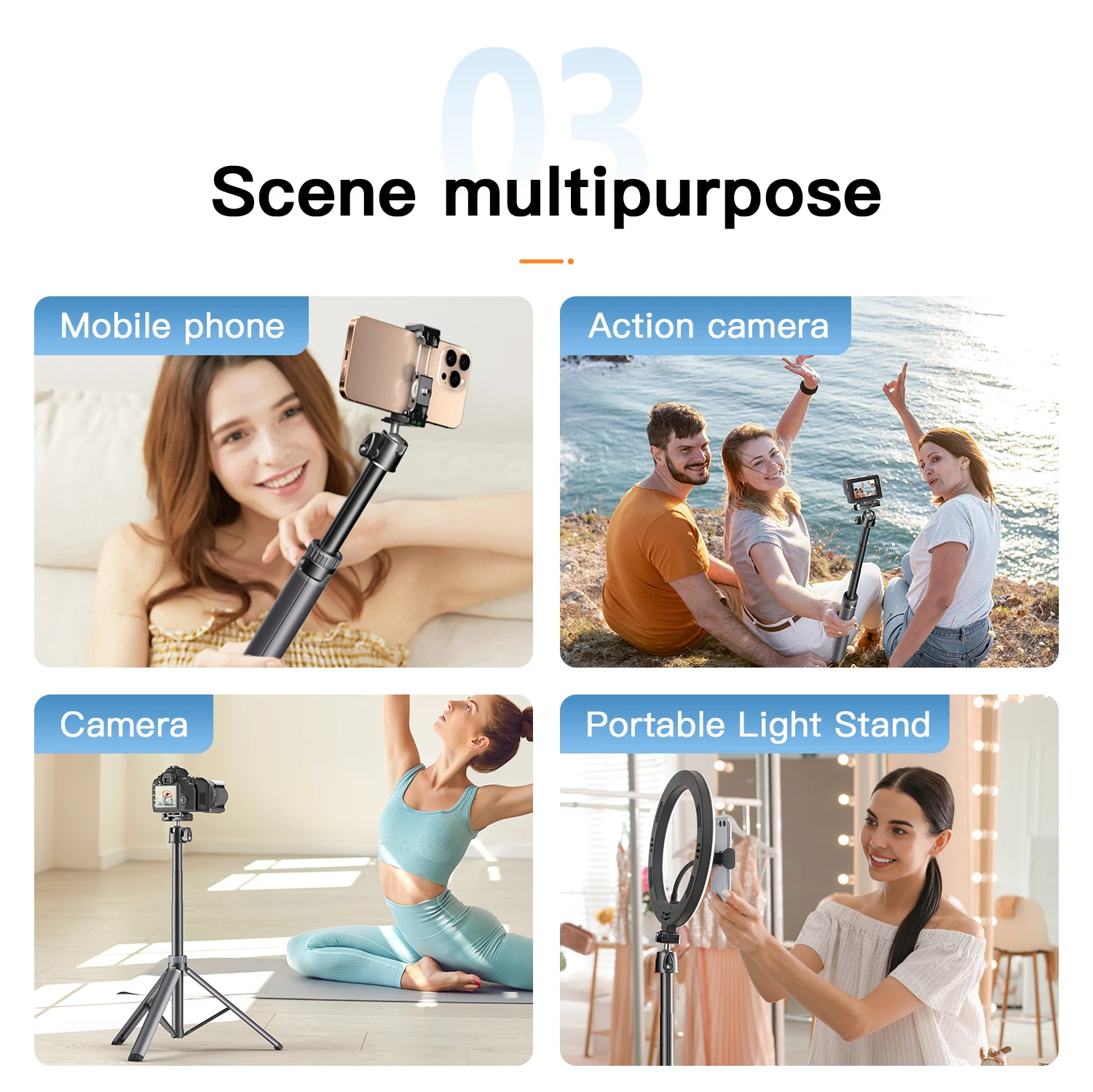 COMAN MT66 Light Stand Protabl - đánh giá và giá Photography Video Lighting Kit With Adjustable Tripod Stand