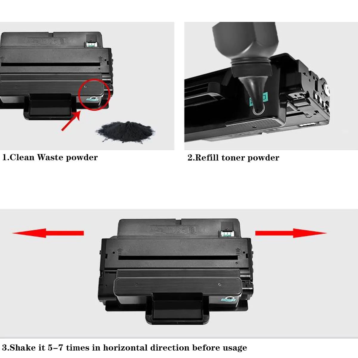Toner Cartridge Replace Reset For Samsung SL-M3320 SL-M3370 SL-M3820 SL-M3870 SL-M4020 SL-M4070 ND DN FD FW D DW NX FR FX MFP