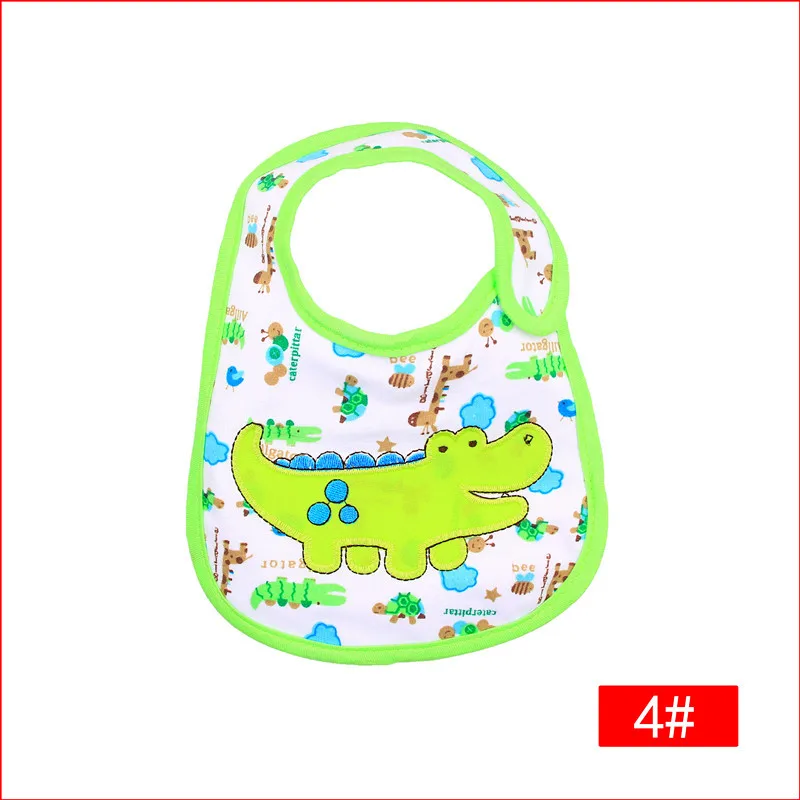 المرايل الفتيات لطيف الكرتون طفل رضيع مقاوم للماء مناشف اللعاب المرايل القطنية المختارة الهدايا 0-3 سنوات