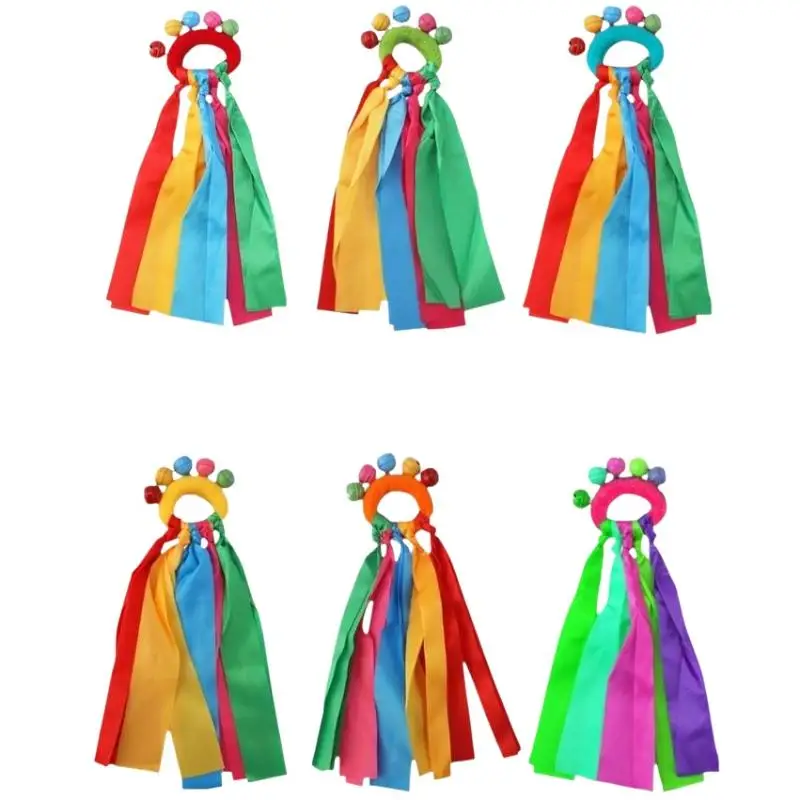 Pom Pom Cheerleading Ribbons for Children's Team Dance and Big Match Performances