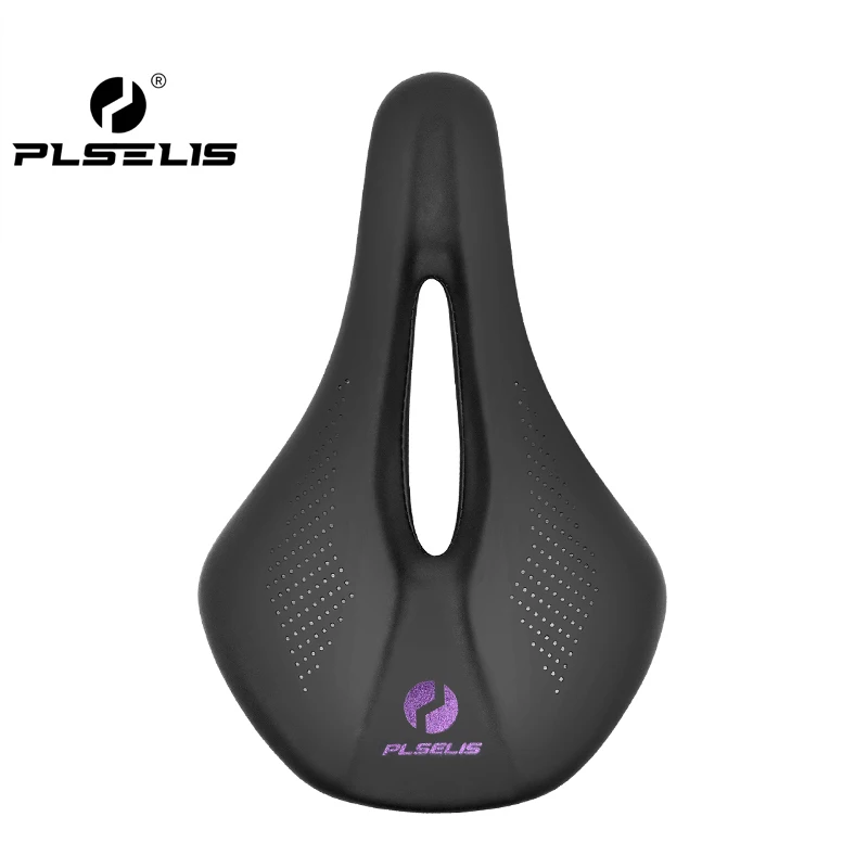 وسادة مقعد دراجة شعبية من PLSELIS، أنف قصير مجوفة قابلة للتنفس ومقاومة للماء ومضادة للانزلاق، سرج أصلي مريح P #4