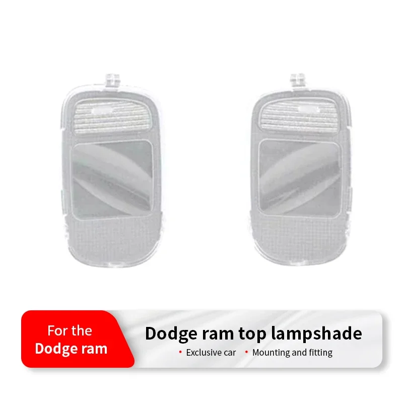 Clear Overhead Console Dome Light Lens Cover for Dodge Ram 1500-5500 – Interior Lamp Cover 5183270AA 5183271AA