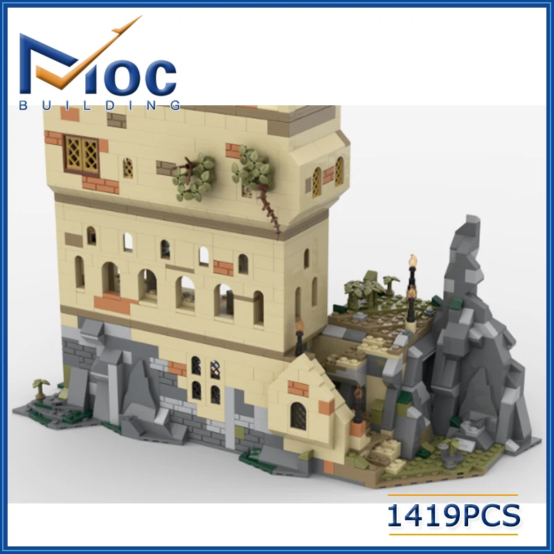 MOC Classic Movie Series Model Building Blocks Classroom And It History Class Castle Scene Creative Toy DIY Assemble Bricks Gift