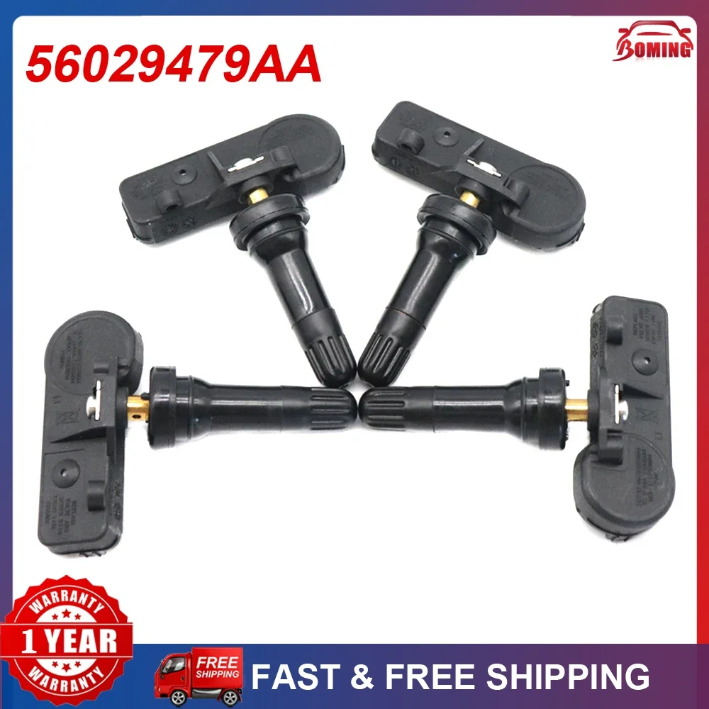 

4PCS Car 56029479AA TPMS Tire Type Pressure Monitor Sensor For CHRYSLER 200 SEBRING DODGE AVENGER JEEP LIBERTY WRANGLER 315Mhz