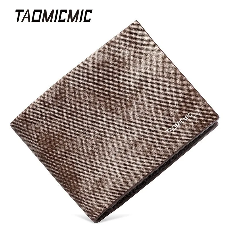 

Men's simple short canvas striped wallet,business fashion daily coin purse,multi-slot card case,cartera hombre,billetrera hombre