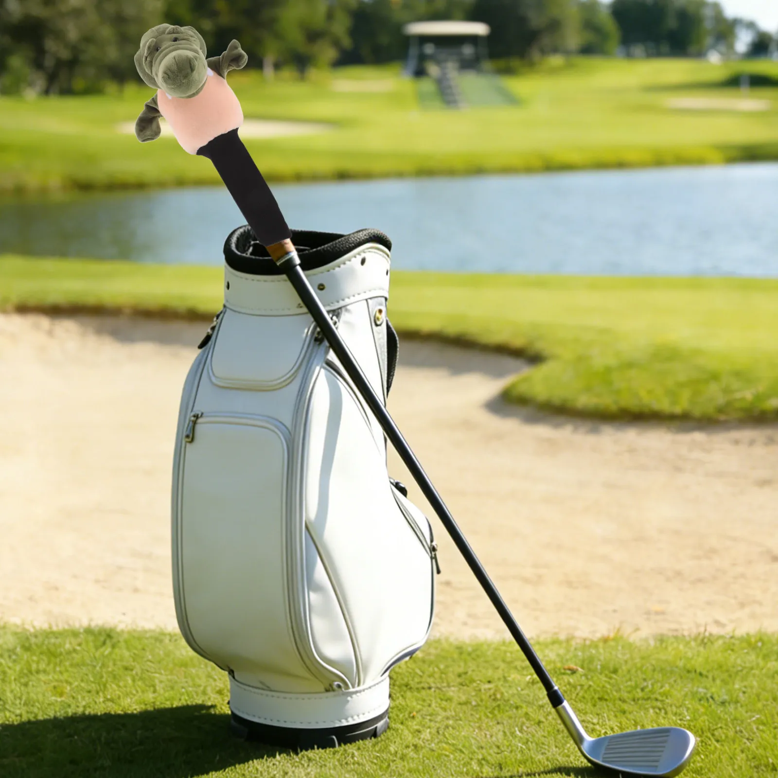 Headcover Golf Driver Cover Wood Club Protector 14.5x8.2x6.7 Inches Cute Animal Driver Cover Golf Club Covers - view 6