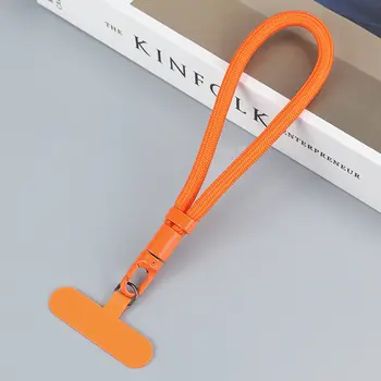 Nastavitelný univerzální pletený krátký popruh na mobilní telefon, závěsný řetízek s nášivkou na zápěstí, odnímatelný mobilní telefon 10 nejlepší prodej Cordon telefon - №8