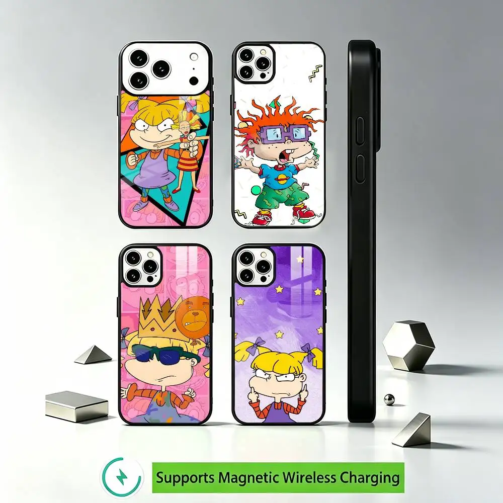 

Rugrats Cute Top Selling Phone Case For iPhone17,16,15,14,13,12 Plus,Pro Supports Magnetic Wireless Charging