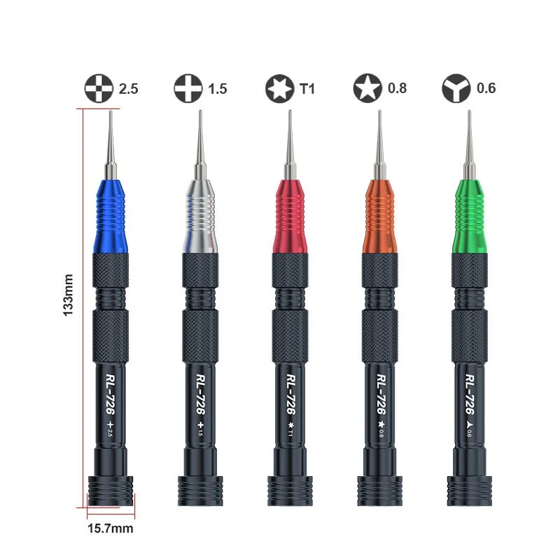 RELIFE RL-726A Precision Torque Screwdriver Set 3D Torque Precision Screwdriver Set S2 Steel Screwdriver Set