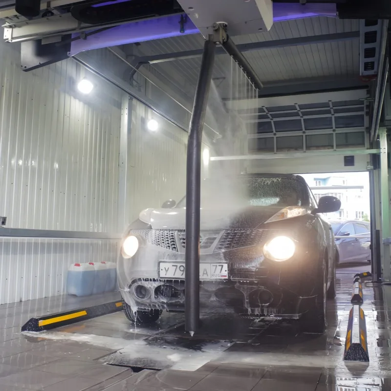 Durable 360 Touchless Car Wash Machine With High Pressure Water Jets Deep Cleaning Performance For Gas Station High Quality Pump
