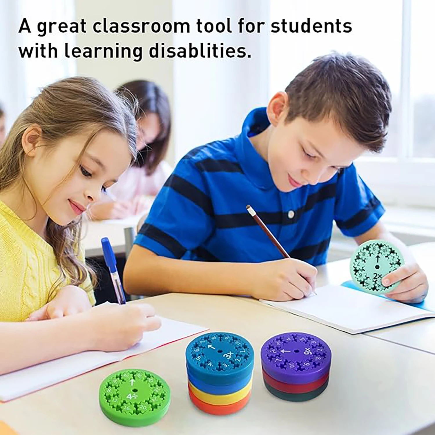 回転するデジタルジャイロスコープ、子供の数学啓発パズルおもちゃ、足し算、引き算、掛け算、割り算の学習