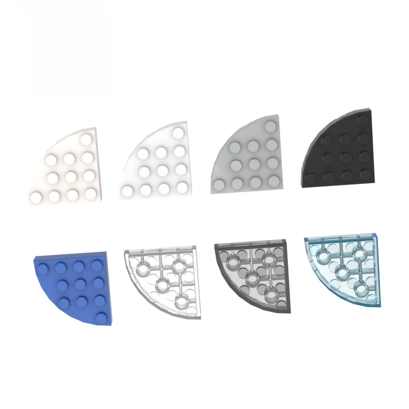 10 Stuks MOC Onderdelen 2577 Baksteen Ronde Hoek 4x4 Volledige Baksteen Compatibel Bricks DIY Assmble Bouwstenen Deeltje Kid speelgoed Gift