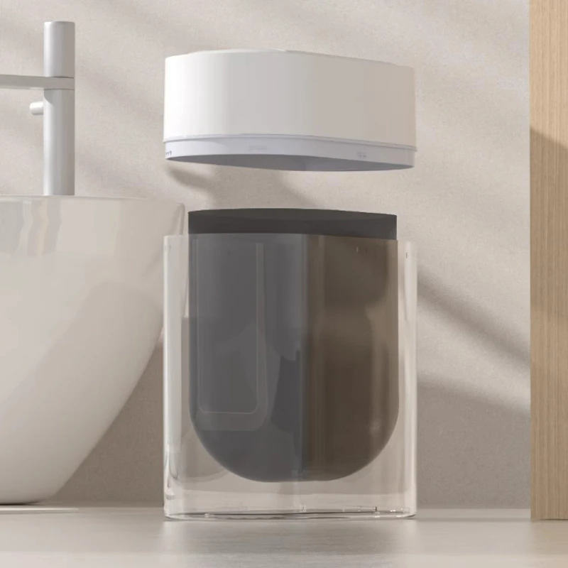 

Intelligent induction trash can household 2025 new living room kitchen automatic bathroom toilet wall hanging narrow slot