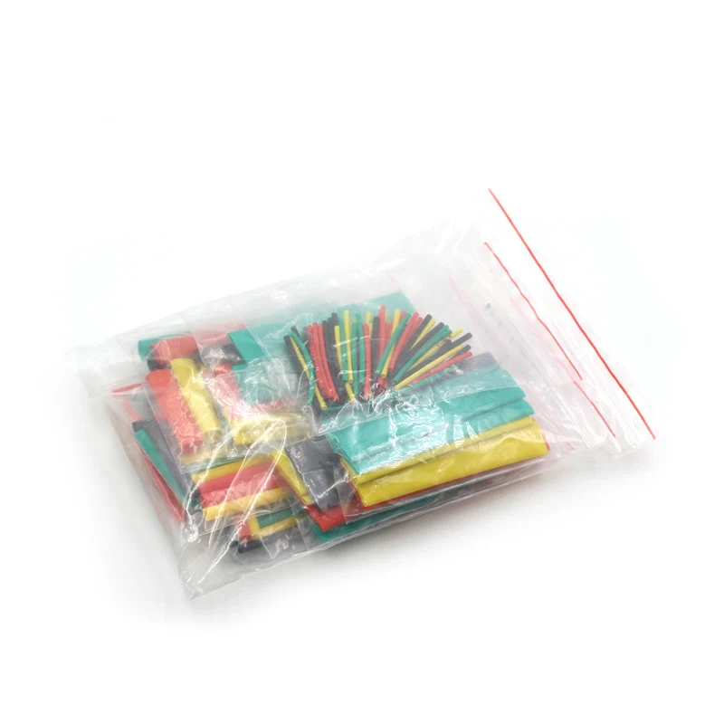 164pcs Set Polyolefin Shrinking Assorted Heat Shrink Tube Wire Cable Insulated Sleeving Tubing Set CLH@8