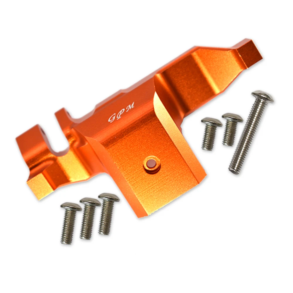 Soporte de Motor de aluminio y Metal GPM, cubierta de engranaje inferior, placa de deslizamiento 8238 para Traxxas 1/10 TRX4 DEFENDER Bronco TRX6 G63 coche trepador de control remoto