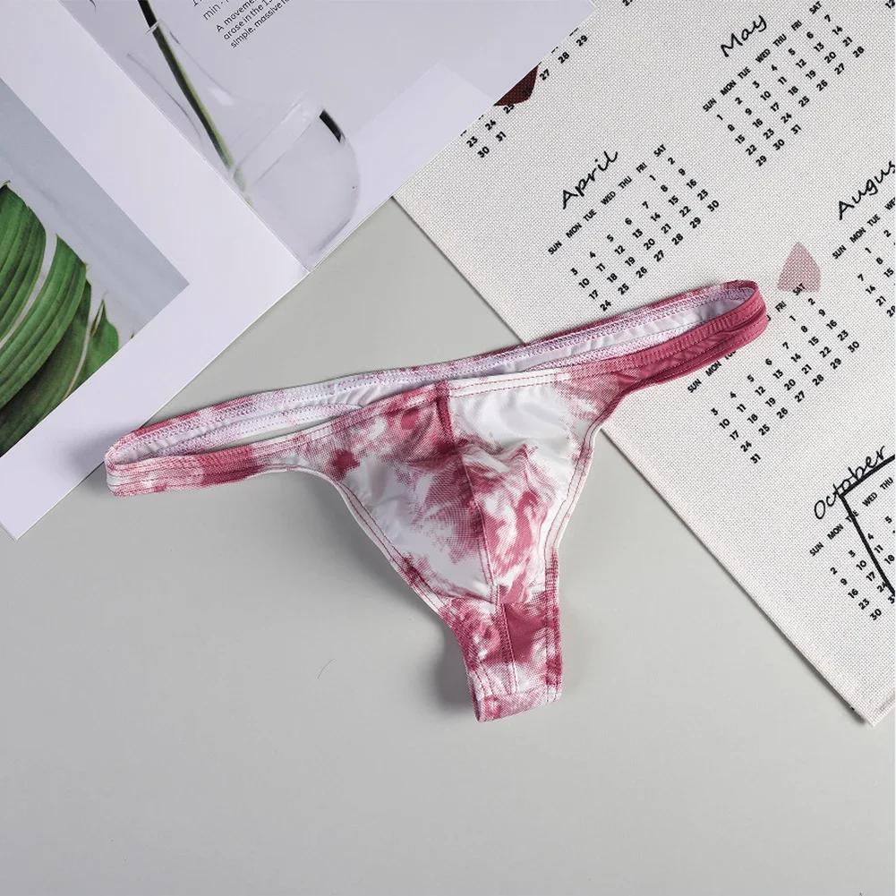 Sous-vêtements sexy pour hommes, string, culotte sexy, pochette en U, lingerie imprimée, sous-vêtements extensibles, respirants, ultra-fins, slips taille basse