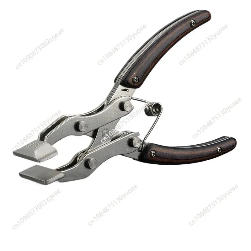 

Плоскогубцы со встроенным патроном «сделай сам», высококачественные параллельные плоскогубцы из нержавеющей стали, кожаные плоскогубцы ручной работы, 35 мм