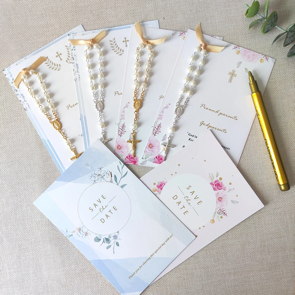 

Baptism Favour,Baptism favour cards,Baptism cards with rosaries,Rosary cards,Rosary favours,Baptism keepsakes