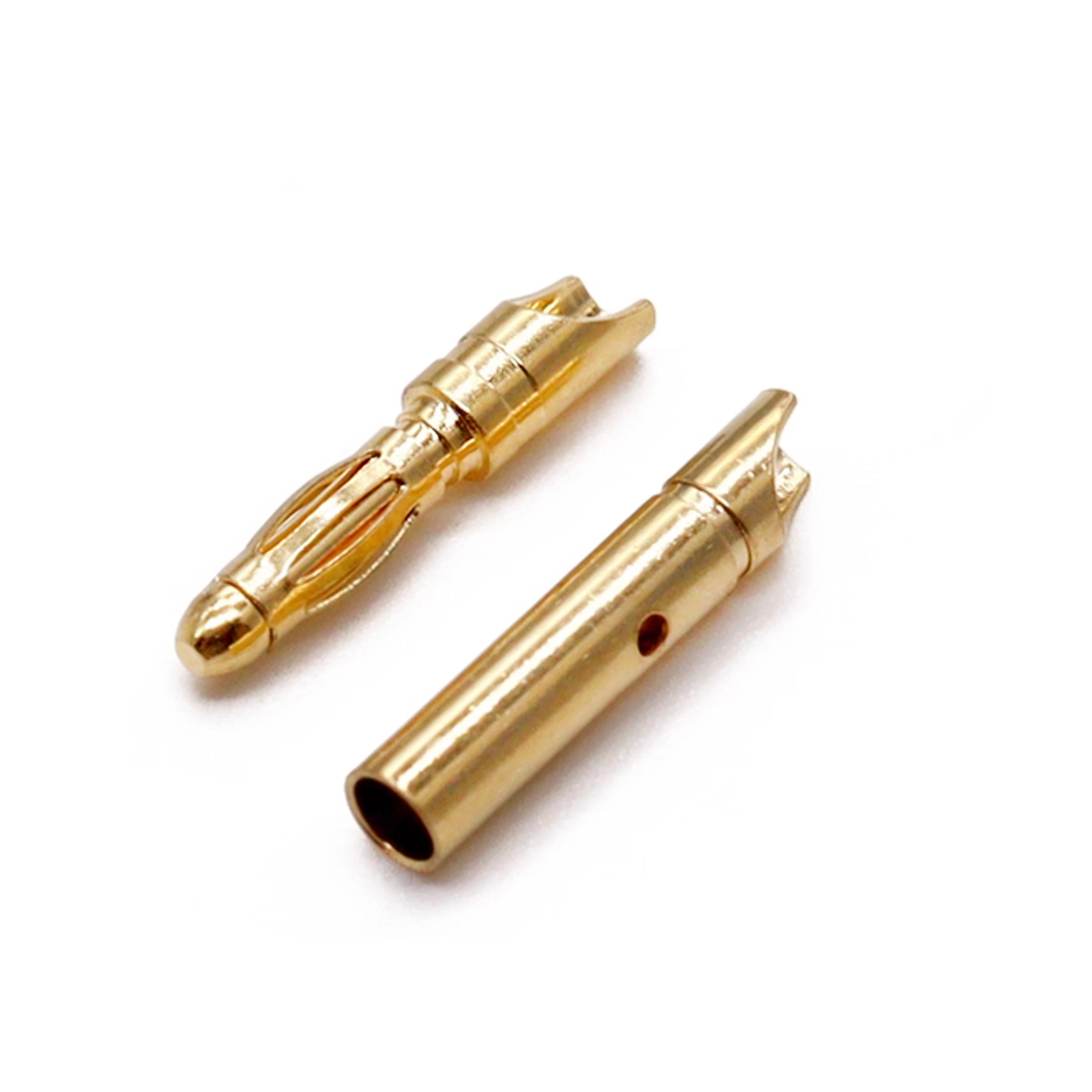 Amass Banana Plug Gold Plated Copper Brushless Motor Bullet Connector 2.0mm/ 3.5mm /4.0mm Male Female Connector For ESC Battery