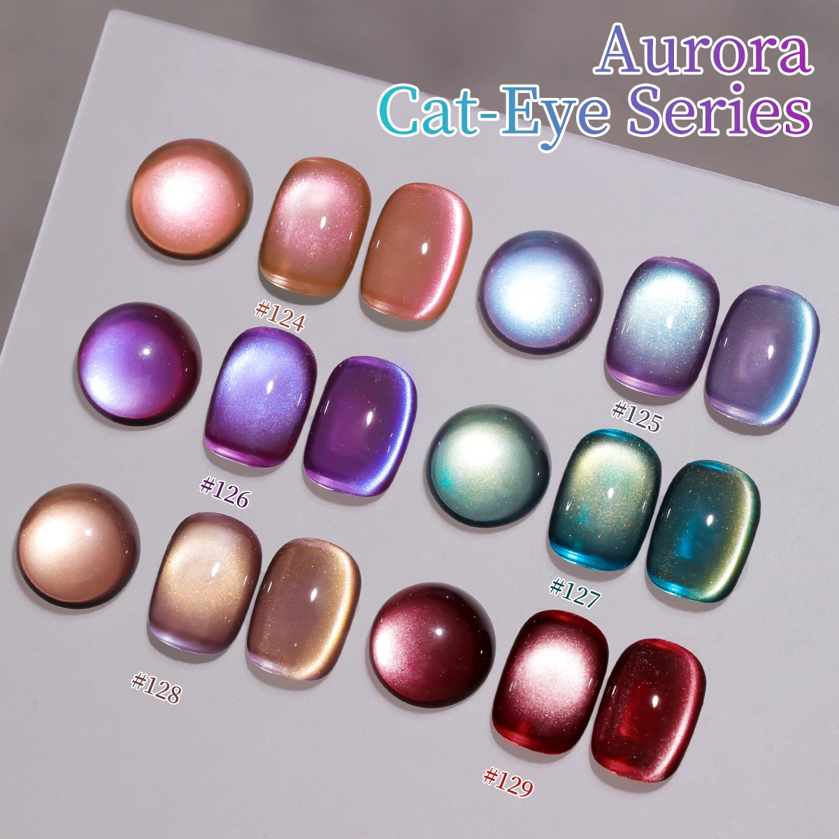 1 PC Aurora Cat Eye15ml เจลเล็บ Glitter เล็บ Polish Soak Off UV เคลือบเงาเล็บสําหรับเล็บ DIY