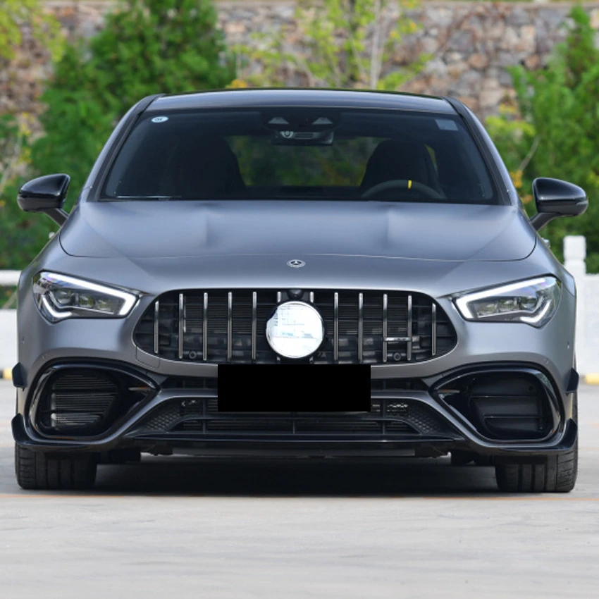 C118 CLA180 CLA200 Car Middle Racing Grills Body Kit Appearance Upgrade For Mercedes Benz CLA Class 2020 2021 2022 AMG Line GT