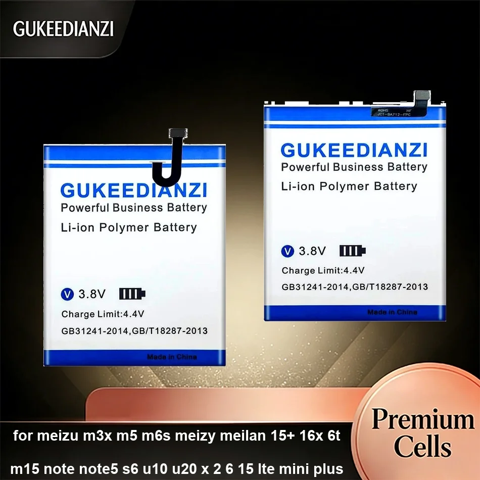 

Аккумулятор BA811 BA872 BA712 для Meizu m3x M5 m6s, Meizy, Meilan 15+ 16X 6T M15 Note NOTE5 S6 U10 U20 x 2 6 15 Lte Mini Plus