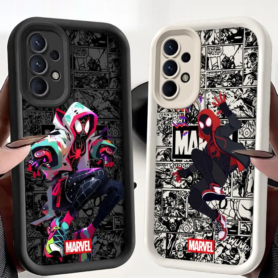 

Case for Samsung Galaxy A25 A15 A54 A06 A52 A55 A53 A35 A73 A72 A71 A51 Soft Shell Fashion Marvel Spiderman