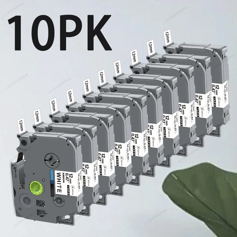 

3/5/10Pcs TZe-R231 Compatible with Brother TZe Satin Ribbon Tape TZe-R234 TZe-RE34 RN34 RW34 12mm for Brother PTH110 Label Maker