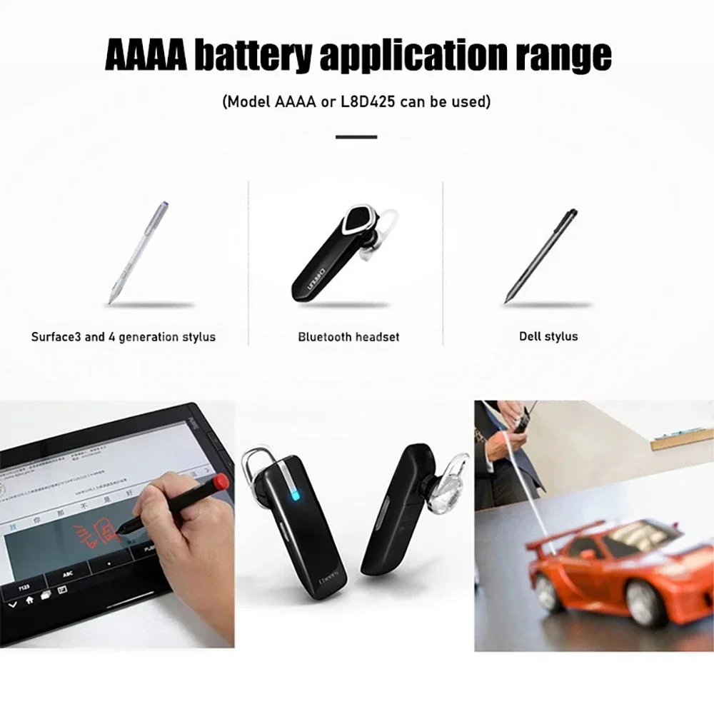 6 STKS 1.5 V AAAA Primaire Batterij Alkaline Droge Mobiele voor Bluetooth Headset Laser Condensator Pen Pointer Oppervlak 3 Pro3 Pro4 BOEK