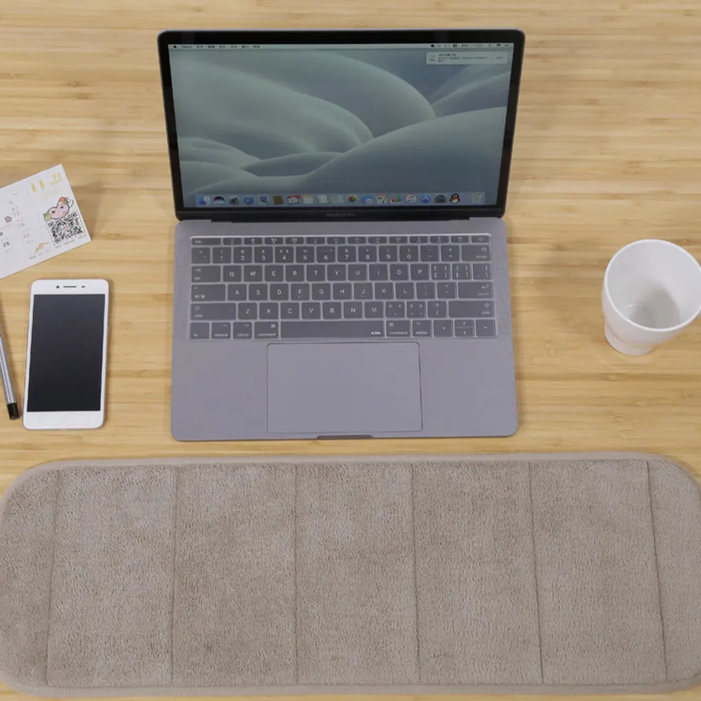 

Sleek And Stylish Workspace With Desk Mat Mousepad Multiple Usage Large Size Mousepad Portable Pad gray