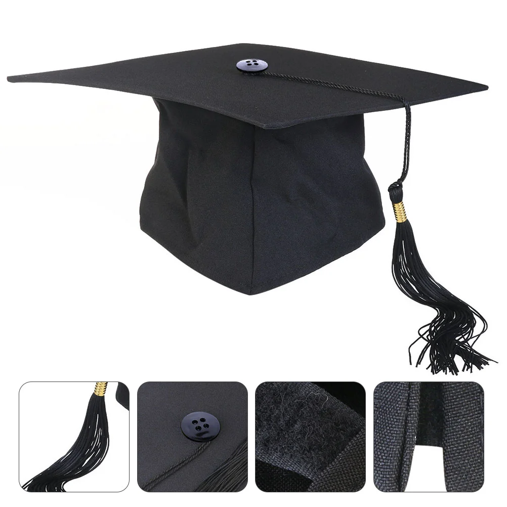 Graduation Cap Hat Gifts Leavers Hats Mortar Board Adults Party Costume Phd College Doctoral For Caps Presents Decorations Her